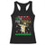 Mexican Christmas Racerback Tank Top Tis The Season For Tequila Dabbing Alcohol Lover TS02 Black Print Your Wear