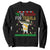 Mexican Christmas Sweatshirt Tis The Season For Tequila Dabbing Alcohol Lover TS02 Black Print Your Wear