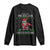 Mexican Christmas Long Sleeve Shirt Be Nice Santa is Watching Xmas in Mexico Ugly Sweater TS02 Black Print Your Wear