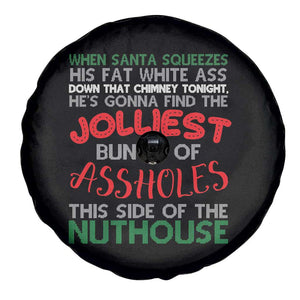 Funny Xmas Movie Spare Tire Cover Jolliest Bunch of Assholes This Side of The Nuthouse Xmas Vacation TS02 Print Your Wear