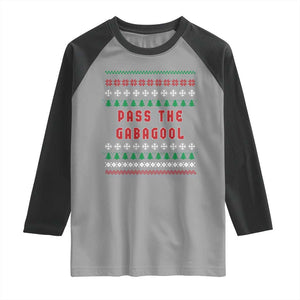 Pass The Gabagool Christmas Raglan Shirt Funny Italy Xmas Italian French Pork Lover Ugly Sweater TS02 Sport Gray Black Print Your Wear