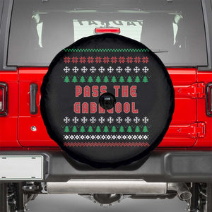 Pass The Gabagool Christmas Spare Tire Cover Funny Italy Xmas Italian French Pork Lover Ugly Sweater TS02 Black Print Your Wear