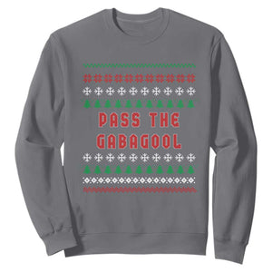 Pass The Gabagool Christmas Sweatshirt Funny Italy Xmas Italian French Pork Lover Ugly Sweater TS02 Charcoal Print Your Wear