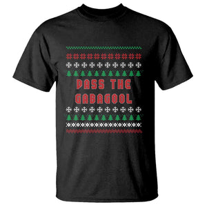 Pass The Gabagool Christmas T Shirt Funny Italy Xmas Italian French Pork Lover Ugly Sweater TS02 Black Print Your Wear