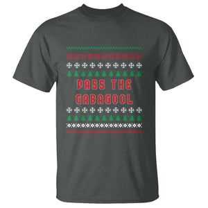 Pass The Gabagool Christmas T Shirt Funny Italy Xmas Italian French Pork Lover Ugly Sweater TS02 Dark Heather Print Your Wear