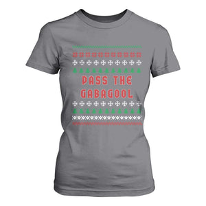 Pass The Gabagool Christmas T Shirt For Women Funny Italy Xmas Italian French Pork Lover Ugly Sweater TS02 Charcoal Print Your Wear