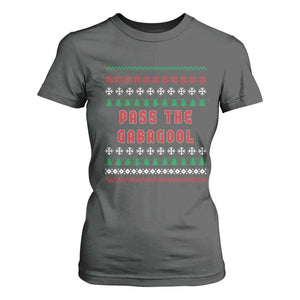 Pass The Gabagool Christmas T Shirt For Women Funny Italy Xmas Italian French Pork Lover Ugly Sweater TS02 Dark Heather Print Your Wear