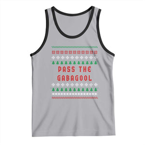 Pass The Gabagool Christmas Tank Top Funny Italy Xmas Italian French Pork Lover Ugly Sweater TS02 Athletic Heather Black Print Your Wear