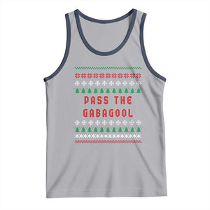 Pass The Gabagool Christmas Tank Top Funny Italy Xmas Italian French Pork Lover Ugly Sweater TS02 Athletic Heather Navy Print Your Wear