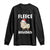 Funny Christmas Sheep Long Sleeve Shirt Fleece Navidad Feliz Spanish Merry Xmas TS02 Black Print Your Wear