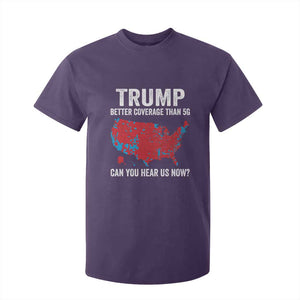 Trump Won 2024 T Shirt For Kid Better Coverage Than 5G Can You Hear Us Now American TS02 Purple Print Your Wear