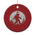 Xmas Bigfoot Christmas Ornament Sasquatch with Santa Hat Xmas Tree Lights TS02 Print Your Wear