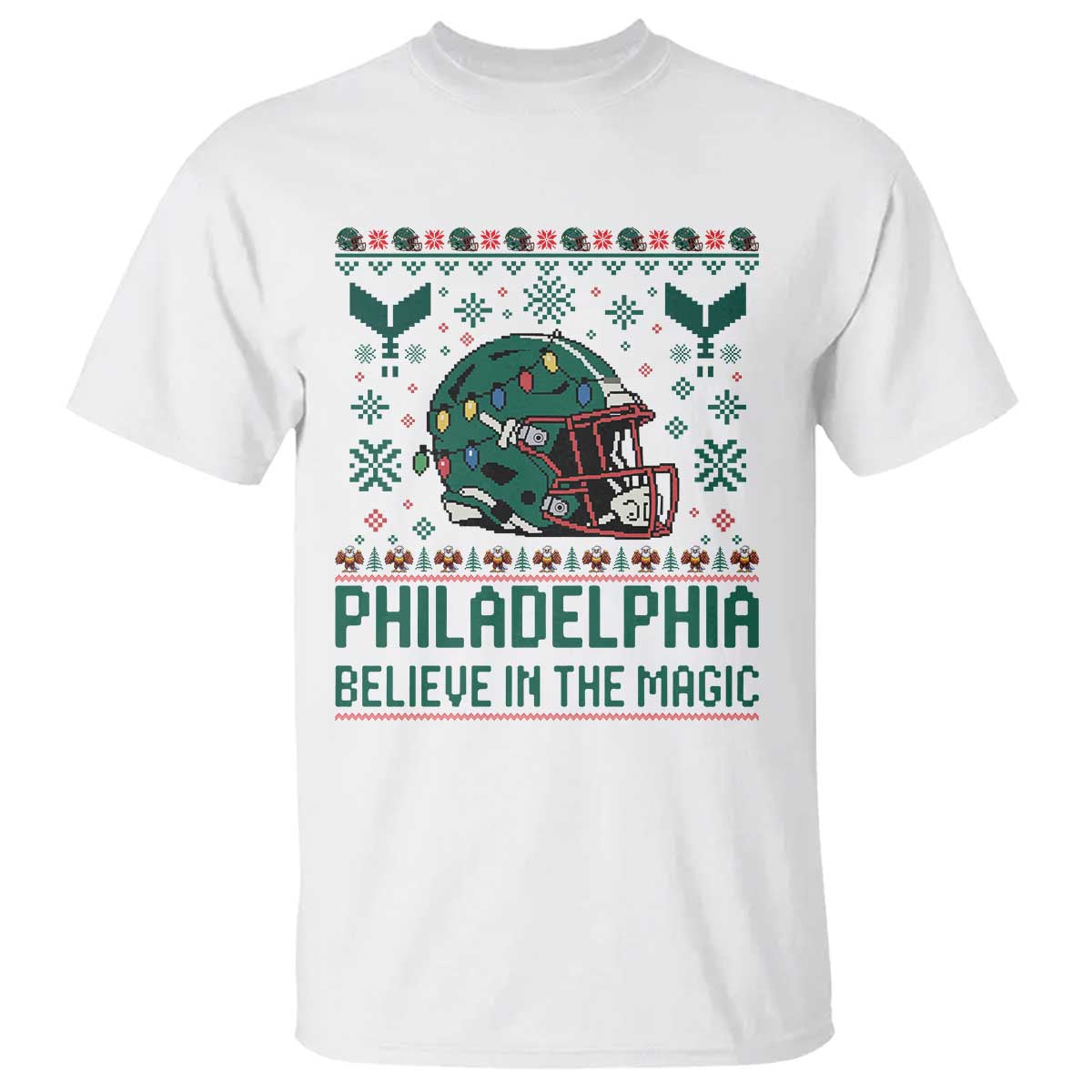 Philadelphia Believe in the Magic T Shirt Retro Philly PFE Sport Fans Christmas Gift TS02 White Print Your Wear