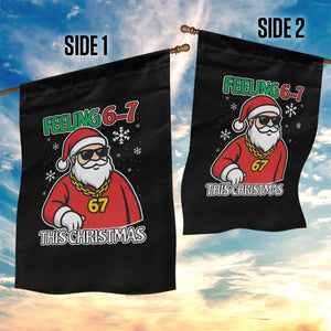 Feeling 67 This Christmas Garden Flag Funny Cool Santa Six Seven Meme Holiday TS02 Print Your Wear