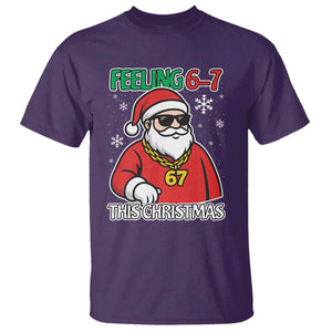 Feeling 67 This Christmas T Shirt Funny Cool Santa Six Seven Meme Holiday TS02 Purple Print Your Wear