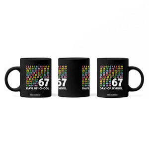67 Days of School Coffee Mug Colorful Countdown Grid Milestone Classroom Fun TS02 Print Your Wear