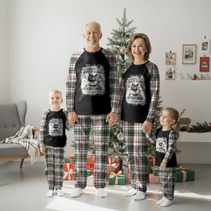 I Survived 67 Days of School Plaid Pajama Set Funny Teacher Black Cat Chaos Everything Is Fine TS02 Christmas Plaid Print Your Wear