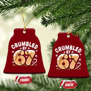 Crumbled by 67 Ceramic Ornament Funny Gingerbread Christmas Meme Cookie Chaos TS02 Print Your Wear
