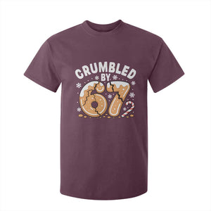 Crumbled by 67 T Shirt For Kid Funny Gingerbread Christmas Meme Cookie Chaos TS02 Maroon Print Your Wear