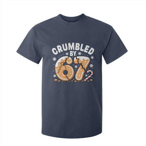 Crumbled by 67 T Shirt For Kid Funny Gingerbread Christmas Meme Cookie Chaos TS02 Navy Print Your Wear