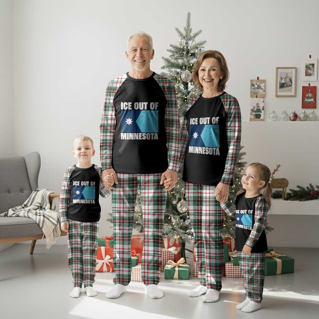 Ice Out Of Minnesota Plaid Pajama Set State Flag Minneapolis Justice and Resistance TS02 Christmas Plaid Print Your Wear