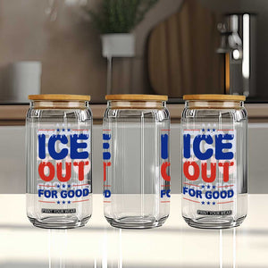 Ice Out For Good Protest Glass Can Justice Against Ice Political Resistance TS02 Print Your Wear