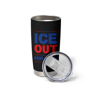 Ice Out For Good Protest Tumbler Cup Justice Against Ice Political Resistance TS02 Print Your Wear