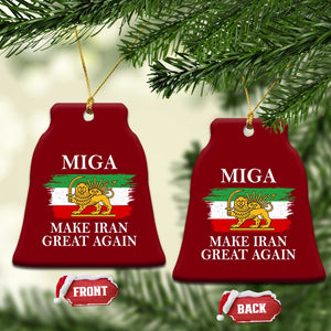 Make Iran Great Again Patriotic MIGA Ceramic Ornament Lion and Sun Flag Iranian Revolution TS02 Print Your Wear
