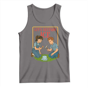 Let’s Destroy ICE Tank Top Retro Parody Protest with Satirical Childhood Graphic TS02 Deep Heather Print Your Wear