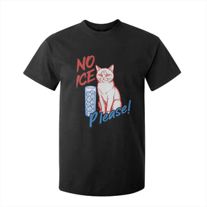 No Ice Please Angry Cat Graphic T Shirt For Kid Subtle Against Ice Protest Political Resistance TS02 Black Print Your Wear