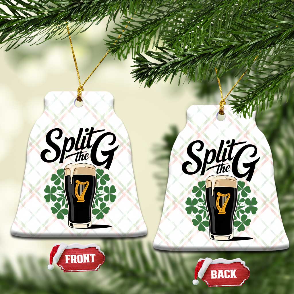 Split the G Funny Irish Drinking Ceramic Ornament St. Patrick’s Day Stout Beer Lovers Pub Crawls TS02 Print Your Wear