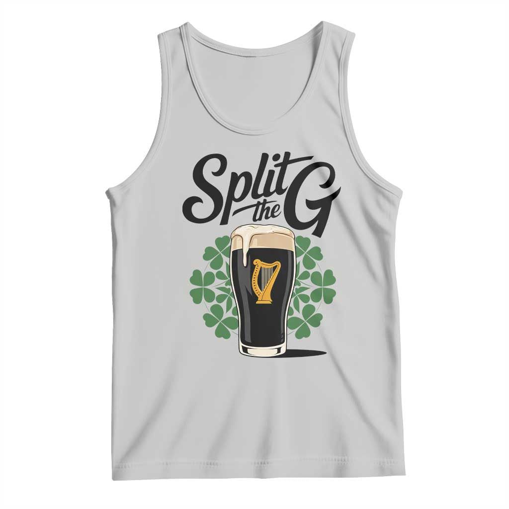 Split the G Funny Irish Drinking Tank Top St. Patrick’s Day Stout Beer Lovers Pub Crawls TS02 Ash Print Your Wear