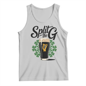 Split the G Funny Irish Drinking Tank Top St. Patrick’s Day Stout Beer Lovers Pub Crawls TS02 Ash Print Your Wear