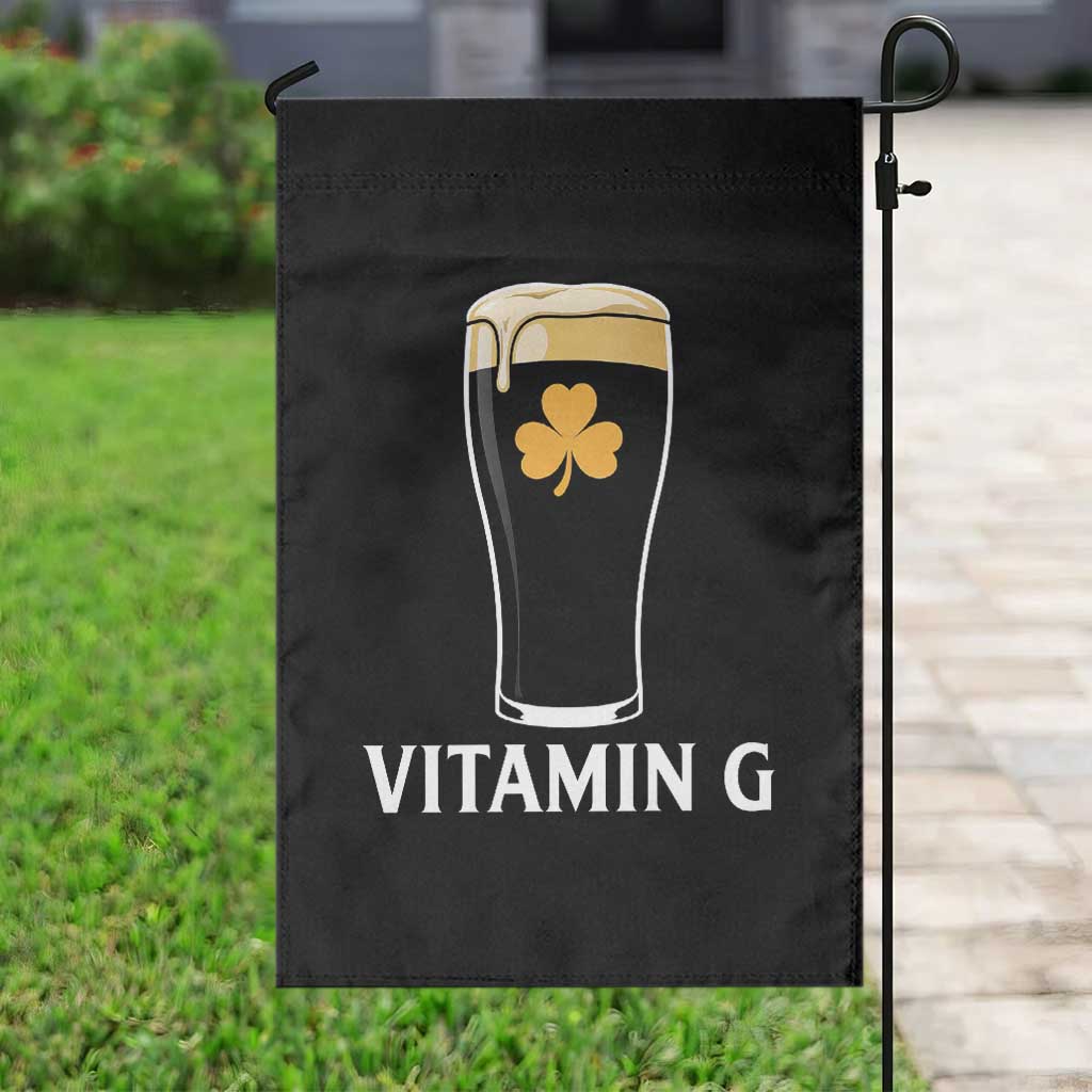 Vitamin G Funny Irish Stout Beer Garden Flag St. Patrick’s Day Drinking Humor TS02 Print Your Wear