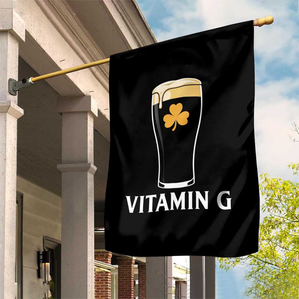 Vitamin G Funny Irish Stout Beer Garden Flag St. Patrick’s Day Drinking Humor TS02 Print Your Wear