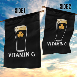 Vitamin G Funny Irish Stout Beer Garden Flag St. Patrick’s Day Drinking Humor TS02 Print Your Wear