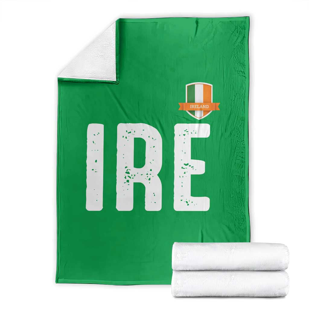 IRE Ireland Matching Group Throw Blanket Irish Pride St Patricks Day Family or Friends TS02 Irish Green Print Your Wear