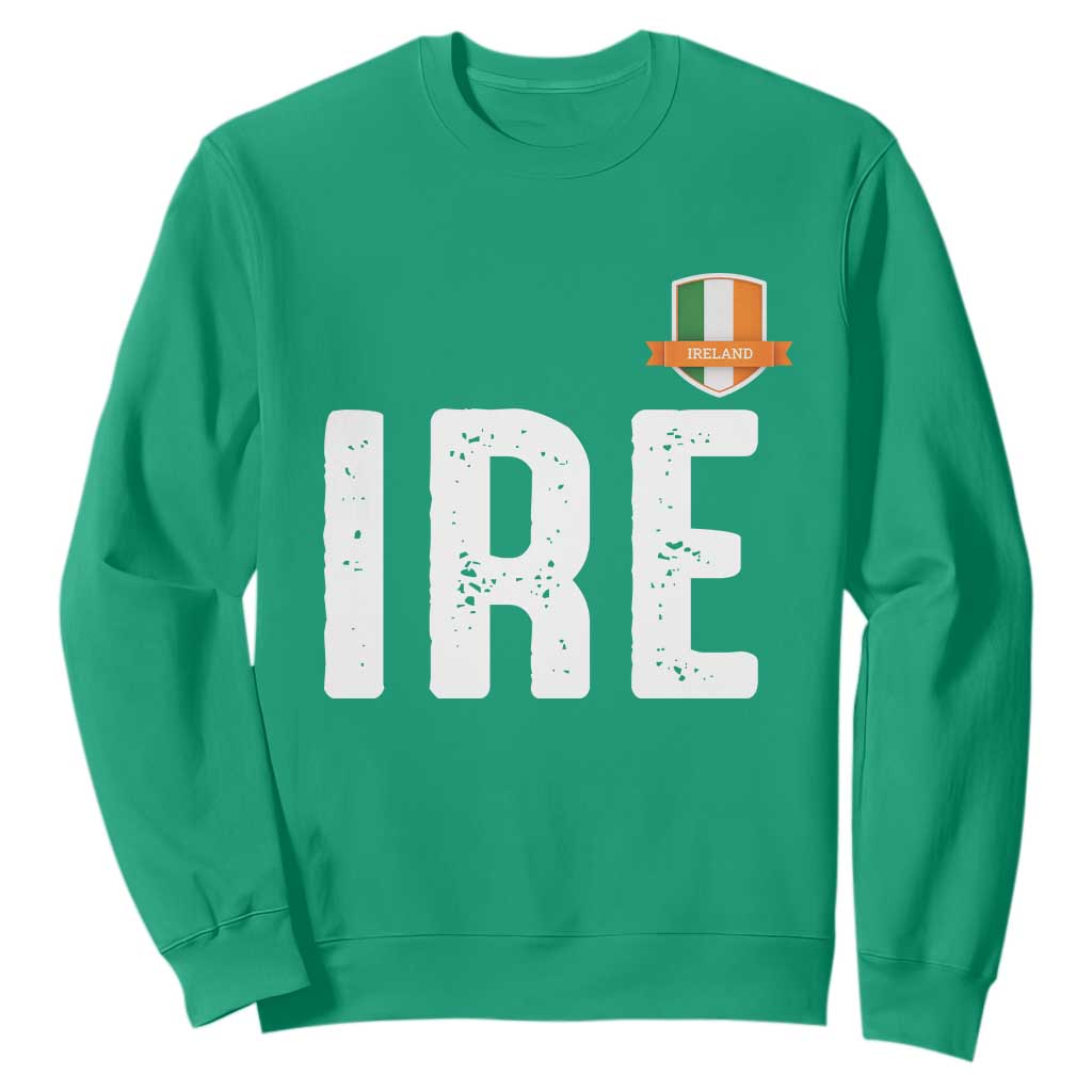 IRE Ireland Matching Group Sweatshirt Irish Pride St Patricks Day Family or Friends TS02 Irish Green Print Your Wear