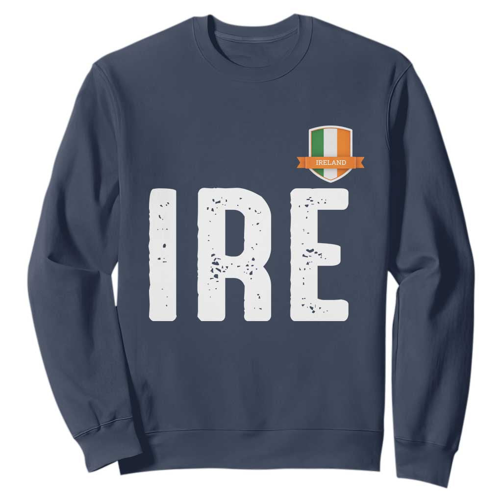 IRE Ireland Matching Group Sweatshirt Irish Pride St Patricks Day Family or Friends TS02 Navy Print Your Wear