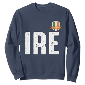 IRE Ireland Matching Group Sweatshirt Irish Pride St Patricks Day Family or Friends TS02 Navy Print Your Wear