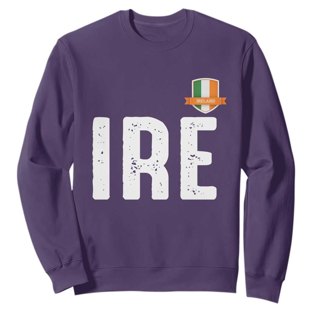 IRE Ireland Matching Group Sweatshirt Irish Pride St Patricks Day Family or Friends TS02 Purple Print Your Wear