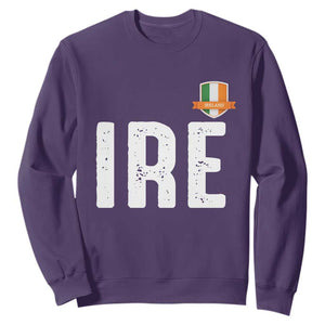 IRE Ireland Matching Group Sweatshirt Irish Pride St Patricks Day Family or Friends TS02 Purple Print Your Wear