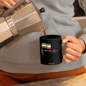Free Iran Persian Flag Coffee Mug Iranian Freedom Supporters Revolution TS02 Print Your Wear