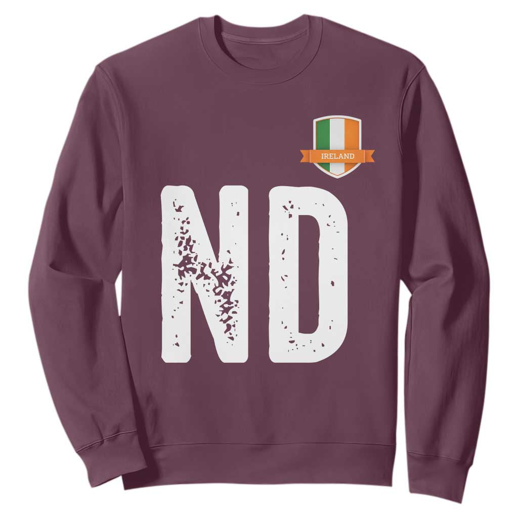 LA Ireland Matching Group Sweatshirt Irish Pride St Patricks Day Family or Friends TS02 Maroon Print Your Wear