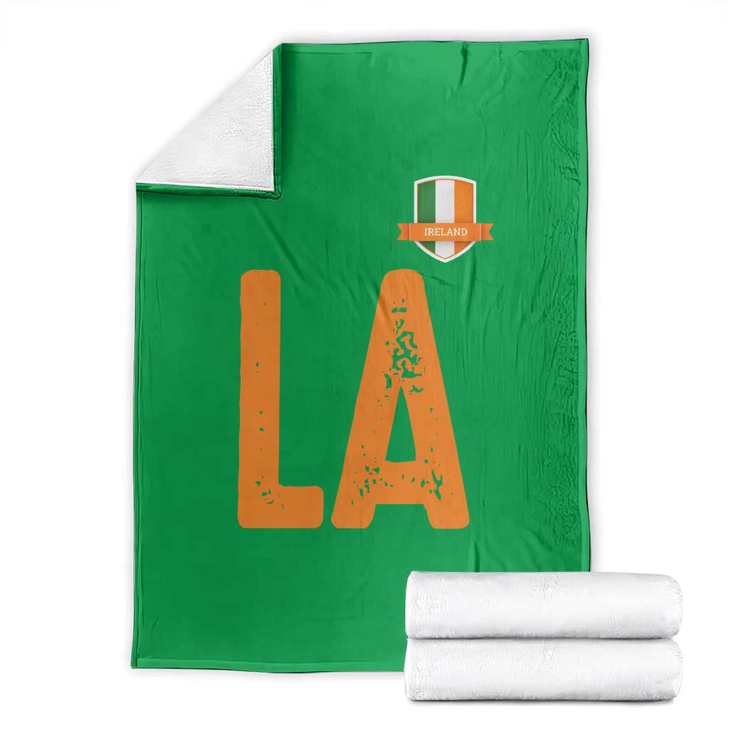 ND Ireland Matching Group Throw Blanket Irish Pride St Patricks Day Family or Friends TS02 Irish Green Print Your Wear