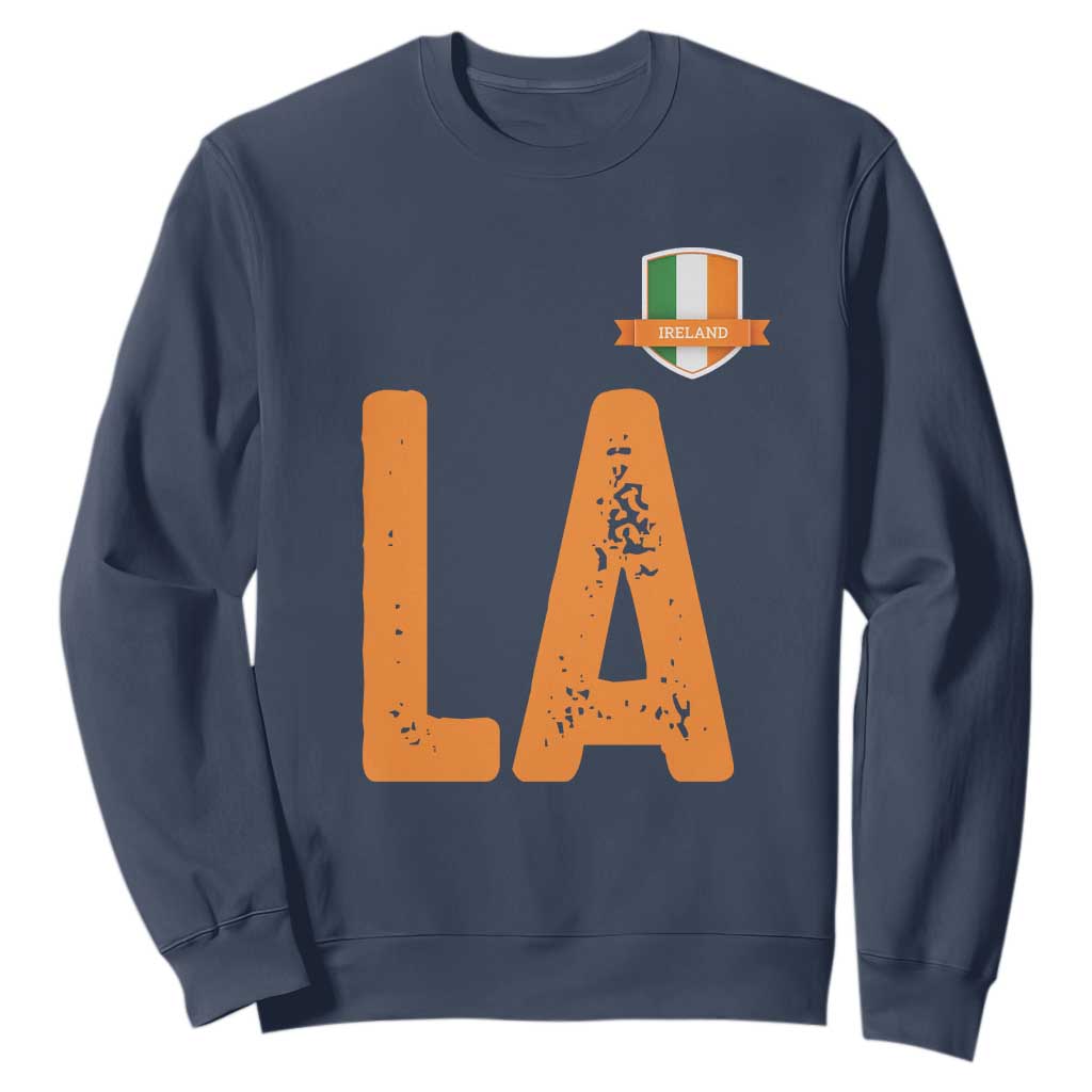 ND Ireland Matching Group Sweatshirt Irish Pride St Patricks Day Family or Friends TS02 Navy Print Your Wear