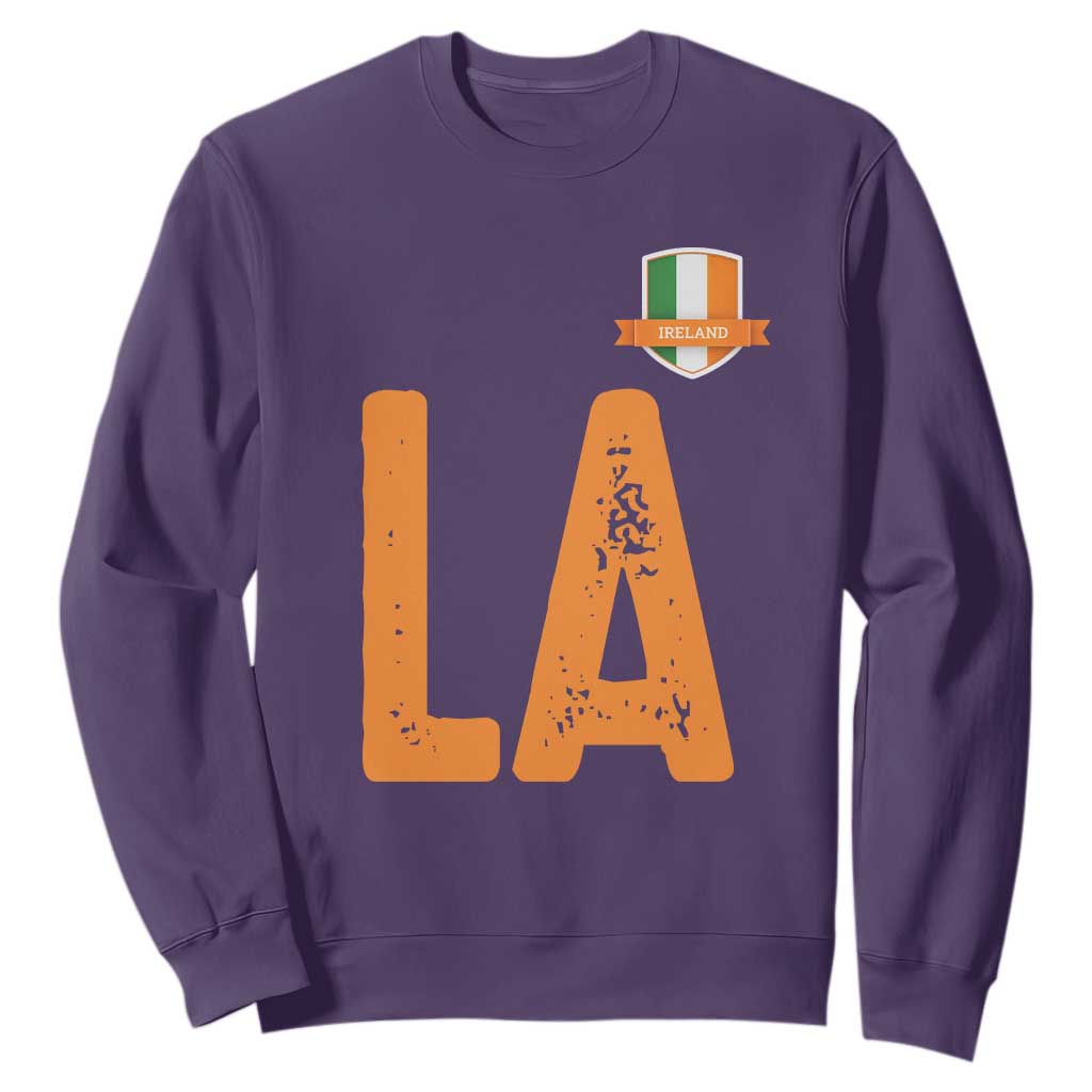 ND Ireland Matching Group Sweatshirt Irish Pride St Patricks Day Family or Friends TS02 Purple Print Your Wear