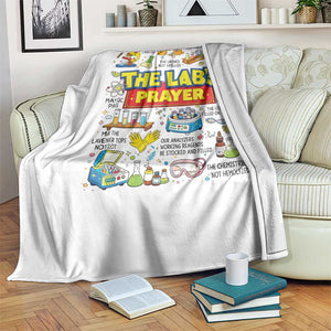 The Lab’s Prayer Funny Lab Week 2026 Throw Blanket Medical Laboratory Scientist Humor Gift for Lab Techs TS02 Print Your Wear