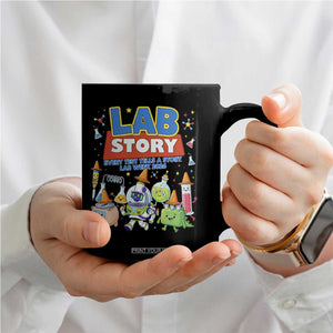 Lab Story Every Test Tells a Story Lab Week 2026 Coffee Mug Science Characters Lab Techs Medical Laboratory TS02 Print Your Wear