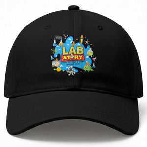 Lab Story Lab Week 2026 Celebration Baseball Cap Every Test Tells a Story Medical Lab Tech Appreciation Gift TS02 Print Your Wear
